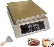 110V Commercial Electric Griddle Dorayaki Baker Pancake Maker Souffle Machine