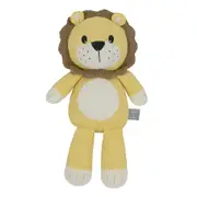 Living Textiles Baby/Newborn/Infant Cotton Knitted Character Toy Leo the Lion