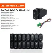 Push Button Power Supply​ Switch For Mitsubishi w/LED Indicator Lights 4-Pole