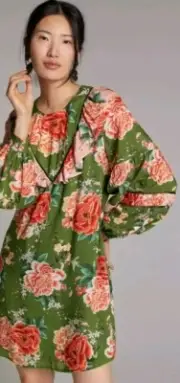 NWT *Sold Out* FARM Rio Anthropologie Plus Elinor Tunic Dress Size 3XL $208 MSRP