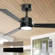 42 inch Ceiling Fan with Light,Ceiling Fans with Lights and Remote,Outdoor Fl...