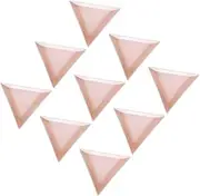 Healeved Nail Art Jewelry Tray Set 80pcs Manicure Trays Triangle Storage Perfect for Nail Gems and Charms