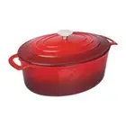 Vogue Red Oval Casserole Dish 6Ltr • PAS-GH314