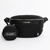 在飛比找蝦皮購物優惠-PLAYBOY - 腰包 Futura系列 - 黑色/541