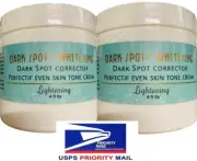 2 dark Spot corrector Lightning bleaching cream face underarms knee