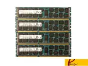 32GB (4X8GB) DDR3 1600 PC3-12800 ECC REGISTERER 240-PIN Memory for Servers & WS