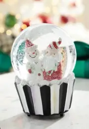 Mackenzie Childs Holiday Snow Globe