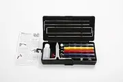 with 4pcs Whetstone, 3nd Steel Apex Edge Wicked lansky Knife Sharpener Sharpening System Newest fix Angle Sharpener