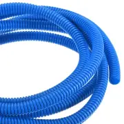 10ft 3/8 Inch Blue Wire Loom Split Tubing Cord Protectors Flexible Conduit