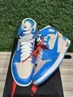Size 10.5M/12W - Jordan 1 Retro High Off-White University Blue (Sample) Sz 10.5