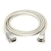 EYN257T-0006-MF, Black Box, RS-232 Shielded Null Modem Cable - Metal Hood, 6ft