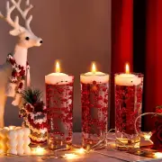 Pearl String Floating Candle Faux Vase Filler Dinning Wedding Garland Decoration