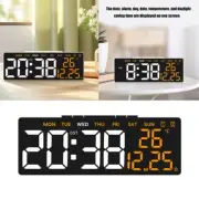 Modern LED Desk Clock With USB Charging Port And Multiple Alarm Setting Adjust
