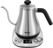 Electric Gooseneck Kettle with LCD Display Automatic Shut off Retro Coffee Kettl