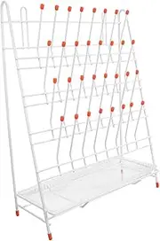 Cabilock Laboratory Tube Drying Rack Slot Test Tube Drying Stand with Slip Base Space Saving Draining Rack for Secure Bottle Drying Lab Environments