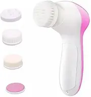 ARTSEWPLY 1Pc Electric Facial Cleansing Brush with Brush Heads Gentle Deep Cleansing Face Scrubber for Men Women Portable and Travel Friendly for Healthy Skin