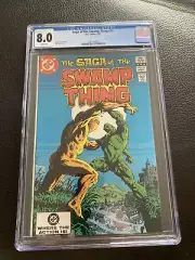 the saga of the swamp thing # 11 Cgc 8.0 White Pages