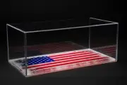 Acrylic Display Case 1:18 Small Flag Colours - GERGEDAN CASE