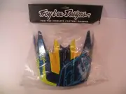 Troy Lee Designs TLD D3 Helmet Replacement Visor Peak Starburst Yellow