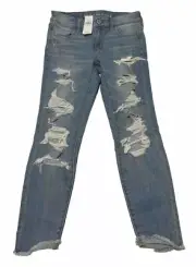 NWT Women's AMERICAN EAGLE Next Level Stretch Jegging Crop Jeans size 4