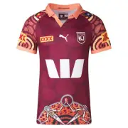 Queensland Maroons 2024 QRL Puma Indigenous Jersey Sizes S-6XL!