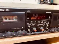 在飛比找Yahoo!奇摩拍賣優惠-Tascam 302專業型卡式錄音機