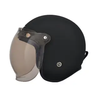 M2R MO-3 安全帽 MO3 素色款 消光黑 復古帽 內墨鏡 半罩 內襯可拆 3/4 安全帽