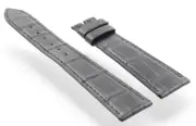 20mm Genuine PATEK PHILIPPE Watch Strap - Matt Black Crocodile - 20/16mm - NEW