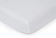 KIDSLINE CRADLE JERSEY KNIT FITTED SHEET 36 x 18 - WHITE