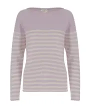 Bruno Manetti Striped Pullover Sweater 44,40,42 pink