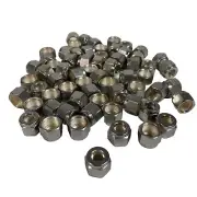 PARKER 6NU6-316 DOUBLE FERRULE NUT 3/8" TUBE SIZE 11/16" HEX (LOT OF 65)