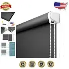 100% Blackout Thermal Insulated Blinds - Noise-Reducing Window Shades 36"x68"