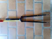 bicycle front forks Black 182mm Steerer