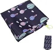 Oxford Cloth Duvet Storage Bag Drawstring Quilt Container for Home Moving and Camping