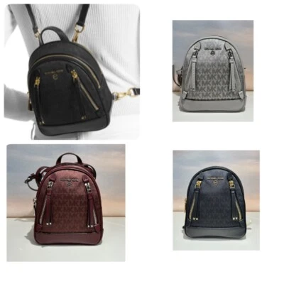 MICHAEL KORS Signature Brooklyn Extra Small Convertible Messenger Backpack