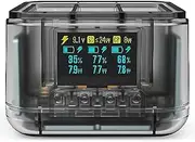 Generic Go Pro 13 Battery Charger, Super Fast Charging, OLED Display, 5V Output