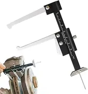 Disc Brake Rotor Micrometer | Manual Auto Brake Disc Depth Gauge,0-60mm Brake Disc Thickness Measuring Tool, Metric Measuring Caliper for Disk Brake