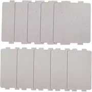 Ciieeo 10pcs Mica Sheets for Microwave Sharp Waveguide Cover Replacement Parts for Oven High Temp Resistance