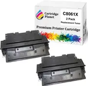 2 Pack Compatible Toner Cartridge Replacement for HP C8061X 61X (10,000 Pages) for HP Laserjet 4100 4100 MFP 4100dtn 4100n 4100tn 4101 MFP