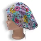 Happy Flowers Scrub Cap
