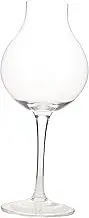 Crystal Glass Tea Cups Set Elegant Long Stem Tea Glassware for Tasting Sipping and Wine Appreciation High Transparency for Ceremony and Casual Settings