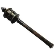 Vintage Genuine Prayer Wheel Blessed, containing original scriptures T3