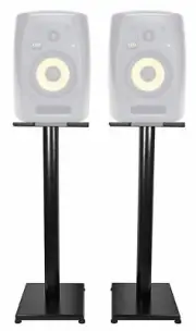 Rockville 29" Black Steel Studio Monitor Speaker Stands For KRK VXT-8 Monitors