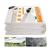 16 Mil Greenhouse Cover,Clear Plastic Tarps Heavy Duty Waterproof 20x30,UV Re...