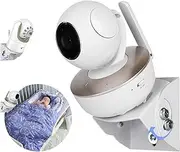 Universal Adjustable Angle Wall Mount Shelf for Baby Monitor Camera, Angle Mounting Brackets, Fits Arlo, Motorola, Infant Optics DXR-8, HelloBaby, and Most Baby Monitor Camera