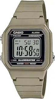 [Casio] Men's W217H-5A Digital Watch, Brown, 43.1 x 41.2 x 10.5 mm