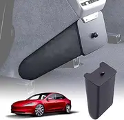 X-CAR Premium ABS Rear Bin with Magnetic Lid for Tesla Model 3 Highland 2023-2025 Trash Can Interior Car Organizer Accessories