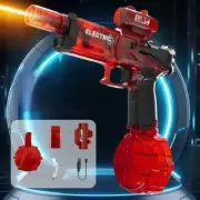 New Electric Water Gun with Light Sprays Water Continuously High-Pressure High-S