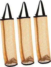 3pcs Capacity Hanging Tennis Ball Storage Bag with Lanyard Mesh Design for Tennis Golf Baseball Badminton Convenient Ball Holder for Training and Accessories
