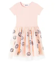 [Molo] Molo Cyrusila jersey and tulle dress Y 11/12 pink